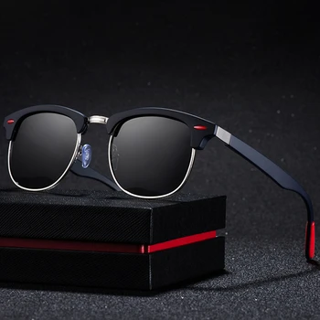 HD Polarizirana Moških sončna Očala blagovne znamke oblikovalec Retro Kvadratnih ženske sončna Očala Pribor Unisex vožnje očala oculos de sol