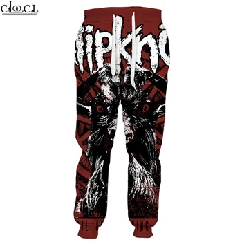HX Hip Hop Metal Rock Zasedbe Slipknot Hlače Moški Ženske 3D Print Mode Sweatpants Harajuku Ulične Slog Jogging Hlače