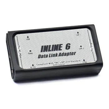 INLINE 6 Podatkovni Link Adapter Insite v7.62 Podatki Link Adapter za Cummins Težka Tovornjak Diagnostično Orodje, Dizelski Tovornjak Skener