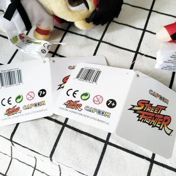 Japonska Igre Street Fighte Risank RYU KEN GOUKI Plišastih Igrač Lutka Ključnih Verige Modni Obesek Otroci Darilo 16 cm Novi