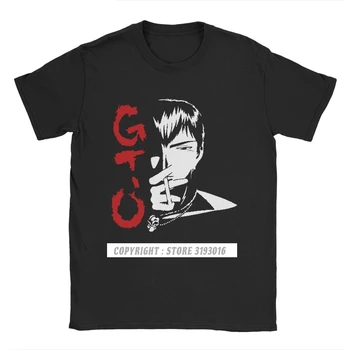 Japonski Anime Tshirt GTO Great Teacher Onizuka Moške Tshirts GTO Manga na Japonskem Eikichi Anime Smešno T Shirt Camisas Hombre