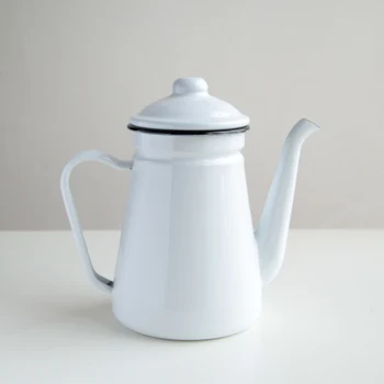 Japonski porcelan emajl kavo pot, ki grelnik vode vino lonec, čaj, vodo pot čajnik 1.1 L