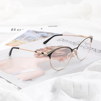 KANSEPT Kovinskih Očal Okvir Krog Vintage Stilom Kratkovidnost Okviri za očala Visoke Kakovosti Očal Okvir Za Ženske#KL8425
