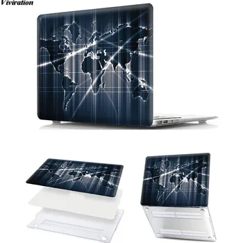 Laptop Primeru Za Huawei Matebook D14 D15 2020 Zemljevidu Sveta Natisne Mat Jasno, Prozoren Pokrov Za Matebook D 14 Pribor Funda