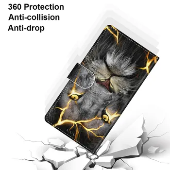 Ljubka Roža Usnje Primeru Telefon Za Samsung Galaxy A50 A60 A40 A70 A80 A90 M40 Kritje Luksuzni Risanka Denarnice Knjiga Fundas Capa