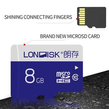 Londisk microSD 16GB 32GB 8GB Class10 UHS-1 Bliskovni Pomnilnik Kartica 64GB 128GB 256GB U3 Micro sd Kartice TF Kartice za Pametni Kamero
