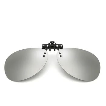 LONSY Polarizirana Posnetek na sončna Očala posnetek na očala kvadratnih Polarizirana Objektiv Moški Ženske ogledalo posnetek sončna Očala Vožnje