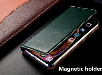 Luksuzni High-end Pravega Usnja Magnetni Tok Primeru Za Xiaomi Mi A3/Xiaomi Mi A2 Pokrovček Reže za Kartice Imetnik Funda Coque Capa