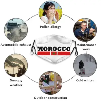 Maska Maroko - Kul Maroko Zastavo Milaino Srce Body Builder I Love Maroko Maroc Kul Hladilnik Novo 2020 2021 Marakešu