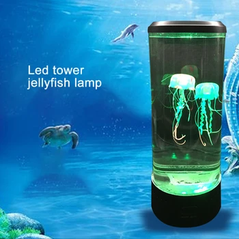Meduze Night Light Svetilka LED Barva Spreminja, Doma Dekoracijo Akvarij Slog LED Darilo za Rojstni dan za Otroke Otrok Polnjenje prek kabla USB