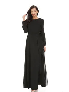 Moda Tam Kaftan Abaya Dubaj Arabski Muslimani, Turčija, Muslimani Ženska Natisnjeni Žametno Obleko Islamske Abaya Jilbab Cocktail Dolgo Obleko Maxi