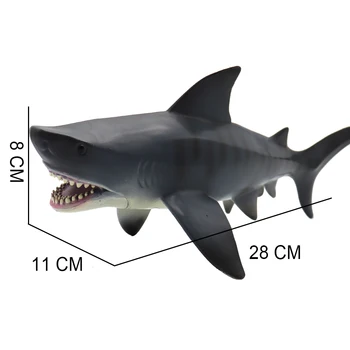 Morje Življenja Divjak Megalodon Kit morski Pes Model Akcijskega Slika PVC Ocean Morskih Živali Izobraževalne Otroci Igrače Fantje Darilo