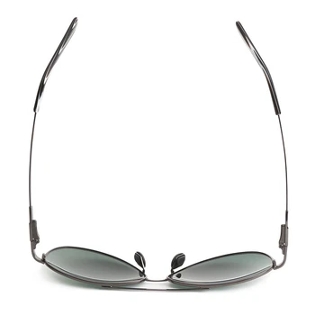Moški in ženske, titanove zlitine memory stekla polarizirana sončna očala klasična blagovno znamko, kovinski okvir za očala krog okvir sončna očala 8105
