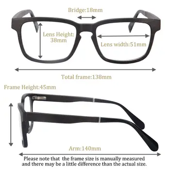 Narava lesa optični okvir recept očala za kratkovidnost očal okvir očal visoke kakovosti SH73008