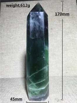 Naravni fluorite kristalno palico točke Domov oprema dekoracijo Kristalno palico stolpec stolp