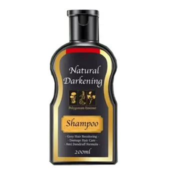 Naravni Temnenje Šampon Stalno Črne Lase Šampon Naravnih Ingver, Barvanje Pogoji Preprečuje Izpadanje Las Belih Las Pokrov