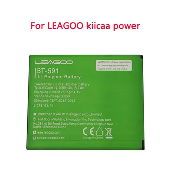 New Visoke Kakovosti Original Baterija 4000 mah Za LEAGOO kiicaa moč BT-591 Mobilni Pametni Telefon Deli Batterie