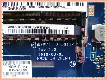 NEW75 LA-5911P ZA Acer 5551 5551G 5552 5552G Prenosni računalnik z Matično ploščo MBWVE02001 MB.WVE02.001 MBPTQ02001 Motherboard DDR3