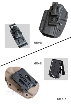 Nov Prihod Pištolo Glock 17 Tulec, Taktično FMA KYDEX Tulec Za G17 Taktično Glock Pribor Pištolo Primeru Lov Glock Airsoft