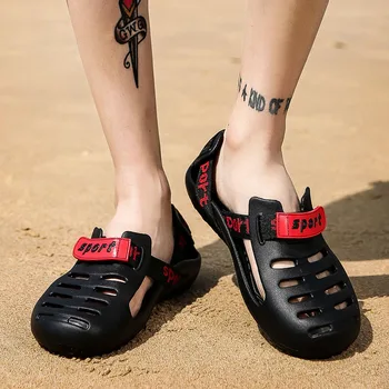 Nova Moda Poletje na Prostem Slip za Moške Plaži Sandale Mens Lahki Čevlji Visoke Kakovosti Sandali Moški Plus Velikost 39-45 Obutev 66