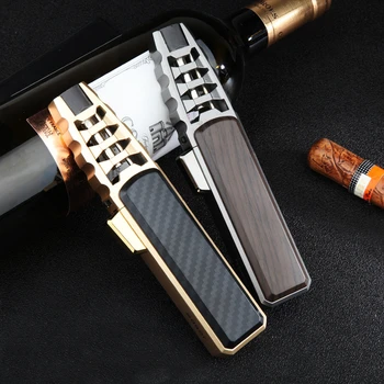 Nova Zunanja Pero Spray Pištolo Jet Baklo Lažji Turbo Plin, Kuhinja BBQ Kovinski Windproof Butan Cigar Cevi Lažji Pripomočke Za Moške