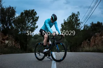 Novo 2019 Pro fit Kolesarjenje Jersey moški jeseni tanke slog Dolg Rokav Kolo majica Maillot Ciclismo cestna Kolesarska oblačila Kolesarska prestavi