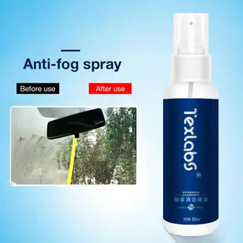 Novo 80ml Anti-fog Agent Nepremočljiva Rainproof Stekla Hidrofobne Nano Premaz Spray Za Avtomobilsko Steklo Avto Dodatki
