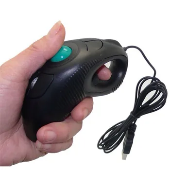 Novo Miško 2.4 GHz, žični, USB, ročni miško prst z uporabo optičnih slediti žogo 160829 Padec Ladijskega prometa Ergonomija Mcie