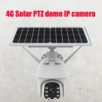 Novoxy 4G IP Sončne Speed Dome Kamere, Wifi Ptz Obračuna Baterije Brezžična nadzorna Kamera 2MP