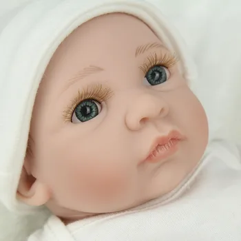 NPKDOLL 10 Inch Veren Bebe Igrača Mini Prerojeni Dojenčki Fant Realne Polno Vinil Handcraft Newborn Baby Doll Otroci Božično Darilo