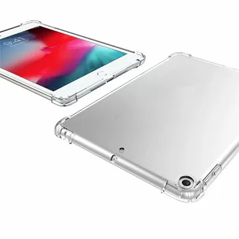 OMESHIN Za iPad 7. Generacije 10.2 Hibridni Primeru Gume TPU Silikon Zaščitni Jasno Pokrov Prozoren Zaščitni ovitek