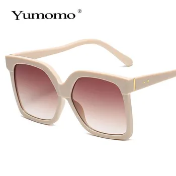 Oversize Kvadratni Okvir Ravno Top Top Nova Modna sončna Očala Ženske Moški Retro sončna Očala Gafas UV400 Oculos De Sol