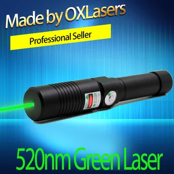 OXLasers OX-GX9 520nm(NE 532nm) 1w Gorenja Focusable Zeleni laserski kazalnik ptica repelenti Laser z varnostni brezplačna dostava