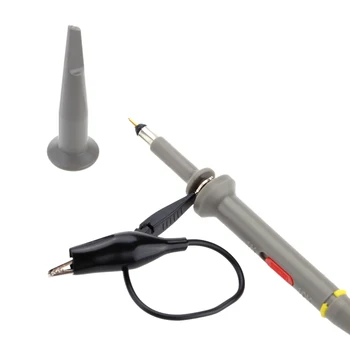 P6100 2Pcs Oscilloscope Sonda Aligator Posnetek Testne Sonde osciloscopio pribor diagnostičnega orodja 1X 10X 100MHz
