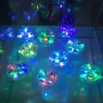 Plastični Električni LED Baby Kopel Igrača Plavanje Otrok Kad, Igrače za Otroke V Kopalnici Svetlobna Svetilka Lahka Nepremočljiva