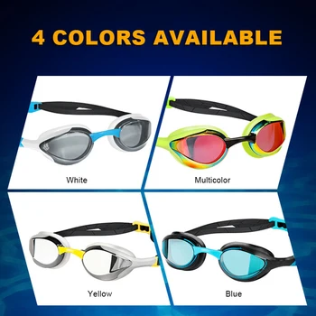 Poklicne Konkurence Plavalna Očala Plating Anti-fog Prostem Dirke Plavanje Očala Nepremočljiva UV Zaščito Plavati Očala