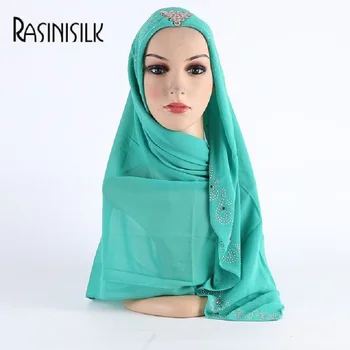 Pospeševanje Prodaje! Ženske Kvadratnih Hidžab Rute Lepe češka Nosorogovo Žensko AL-AMIRAH Šifon Muslimansko Ruto Headscarf Turban