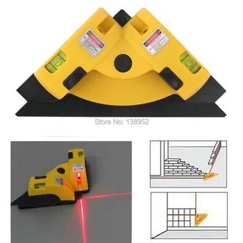 Pravim Kotom 90 Stopinj Navpično Vodoravno Laser Line Projekcija Kvadratnih Ravni Laser Ravni lasersko Merjenje Orodja