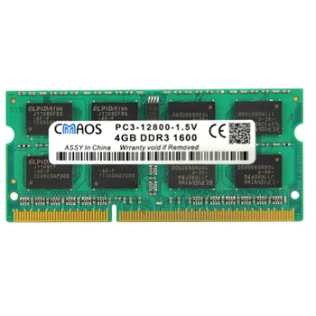 Prenosni Pomnilnik DDR3 4GB 8GB 2GB Ram DDR3 1600MHZ PC3 12800S Pomnilnika Ram 1600 mhz za Prenosni pomnilnik so-dimm Sdram Memoria Ram PC3L 12800