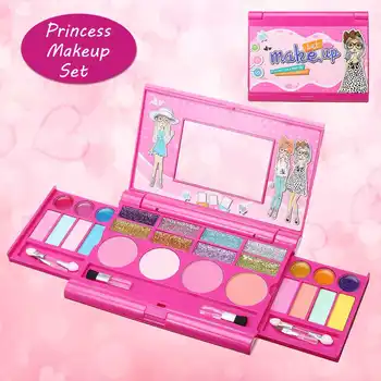 Princesa Otrok Ličila Kozmetiko Igranje Box Set Playes Ličila Dekle Igrače, Šminka, Oči v Senci, Komplet Za Otroke