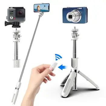 Raztegljivi Brezžični Selfie Palico Stojalo L02 Telefon Samostojno Držijo Z Bluetooth Remote Integrirano Mobilni Telefon Daljinskega Upravljalnika Stojalo