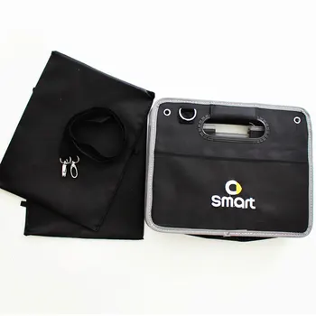 Smart 450 451 453 fortwo forfour zložljive črna škatla za shranjevanje vrečko oxford krpo organizator avto styling opremo očesa v prtljažniku