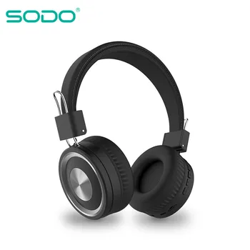 SODO SD-1002 Bluetooth Slušalke Na Uho Žične Brezžične Slušalke Zložljive Bluetooth 5.0 Stereo Slušalke z Mikrofon Podpira TF Kartice