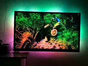 Spot DIY Svetlobe TV PC Sanje Zaslon USB LED Trak HDTV Računalniški Monitor Osvetlitev ozadja Naslovljive LED Trak Celoten Sklop Najboljšo Ceno