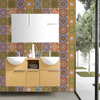Strešnik nalepke arabski keramične ploščice kristalno strešnik prilepite kuhinja, kopalnica, DIY dekoracijo nepremočljiva stenske nalepke soba dekoracijo za HIŠNE živali
