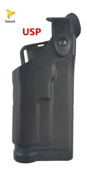 Taktično Airsoft Pasom Pištolo Tulec Za Glock 17 19 M9 1911 P226 USP Vojaški Pas Lov Boj proti Pištolo Pištolo Primeru S Svetilko