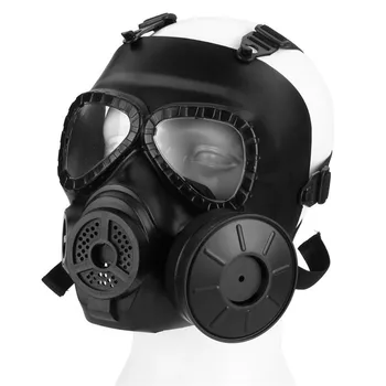 Taktično Vodja Maske M04 Lutke Lobanje Poln Obraz Plinsko Masko Z Ventilatorjem Black Vojaške Airsoft Paintball Wargame Cosplay Varstvo