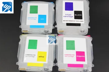 UP znamka združljiv za HP 10/11 se lahko ponovno polnijo kartuše za HP Designjet 70 100/plus 110/plus ;Color inkjet CP1700D