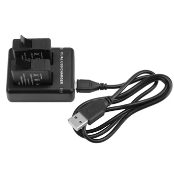 USTRELIL Dual/Tri Vrata Reže AHDBT-501 Polnilec Za GoPro Hero 8 7 6 5 Črna Kamera Z USB Kabel Za Go Pro Junak 8 Opremo