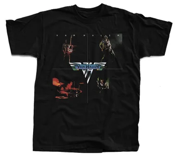 Van Halen Band Tshirt Kratek Rokav Bombaž Vesel Christmasn T-Shirt S-4Xl B199